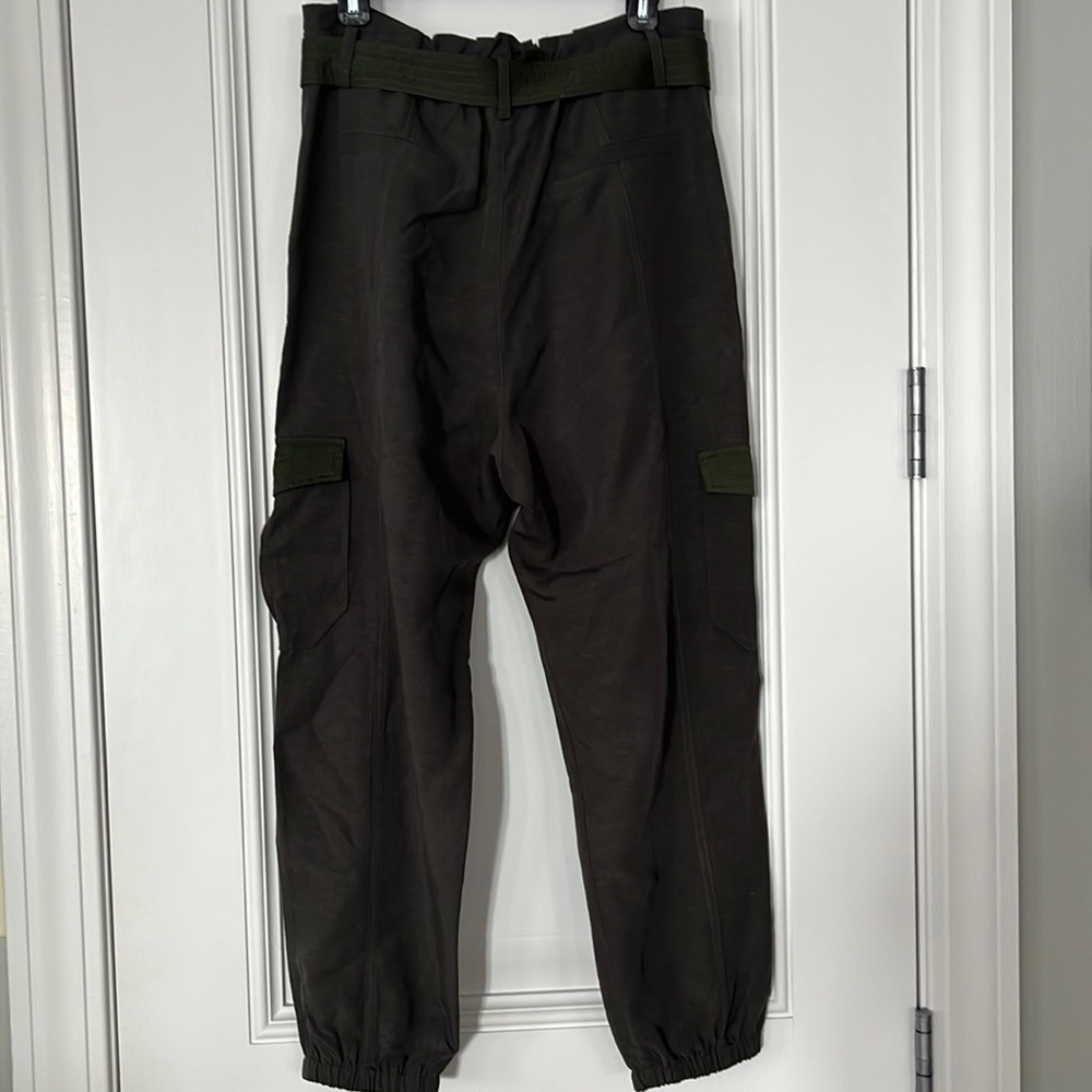 Two tone olive green/kaki Cargo Pants